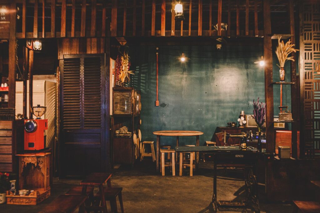 A neighbourhood café in the Charlotte area